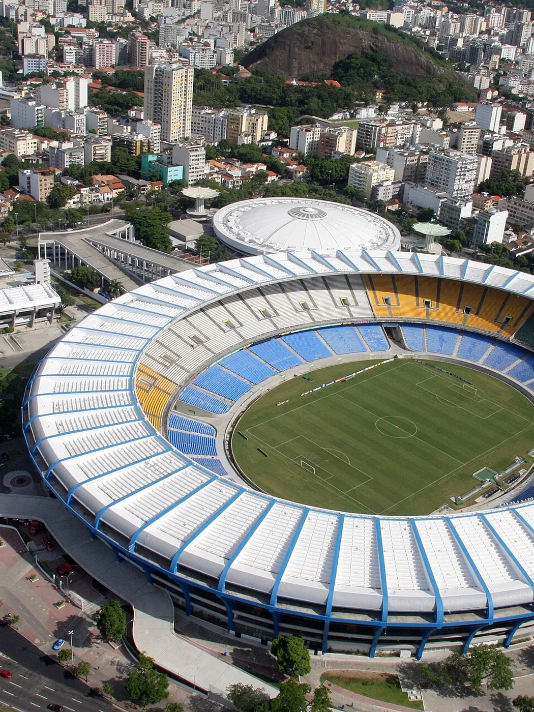 Aerial view of the Maracan&atilde; stadium