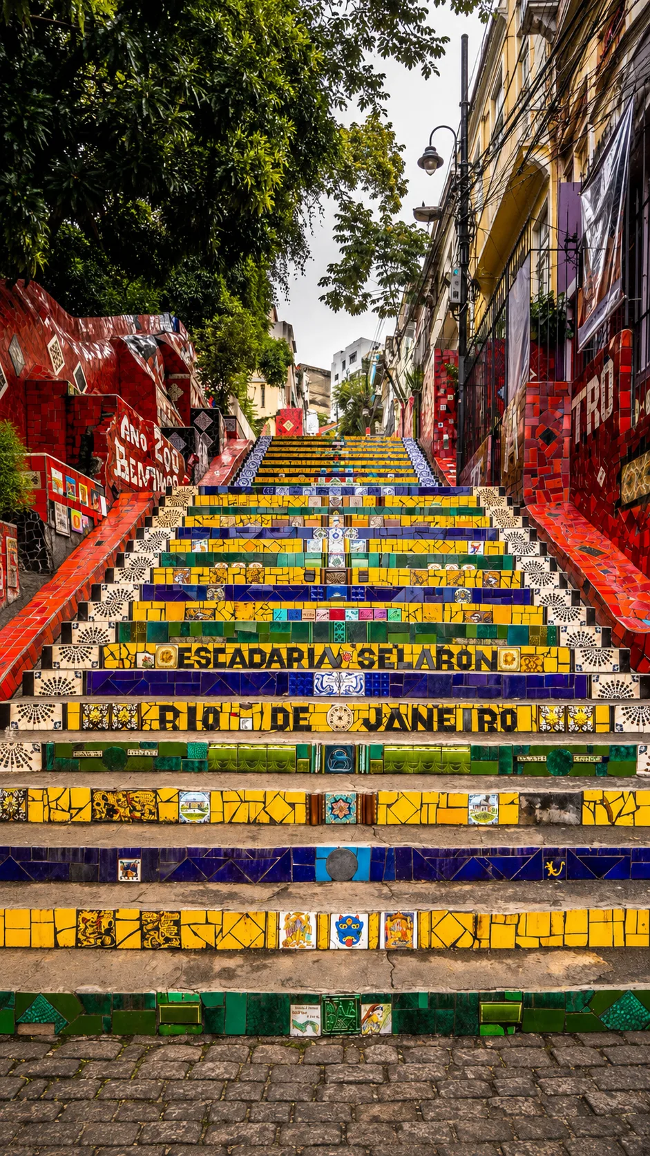 Escadaria Selar&oacute;n steps, Rio de Janeiro